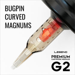 Legend 輕柔型微針弧式雙分卡針 - 8號(0.25毫米)每盒20支卡針