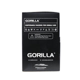 金纹黑金刚-Gorilla Black Twin Blade Razors (50/Box) - Price Per Box