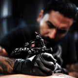 金纹黑金刚-加厚全纹理黑色醫用級乳膠手套